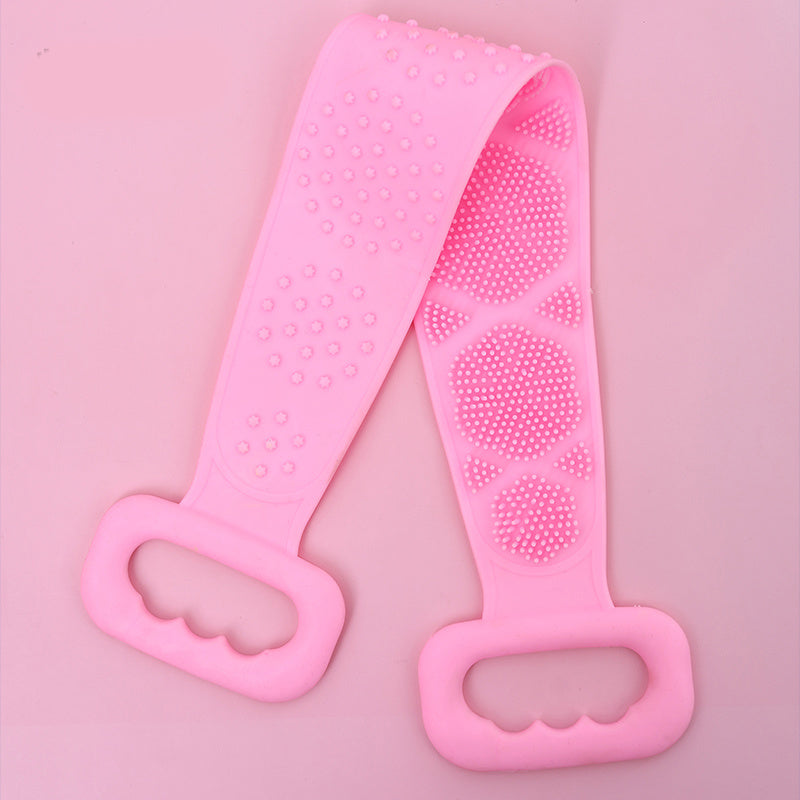 Silicone double-sided bath towel