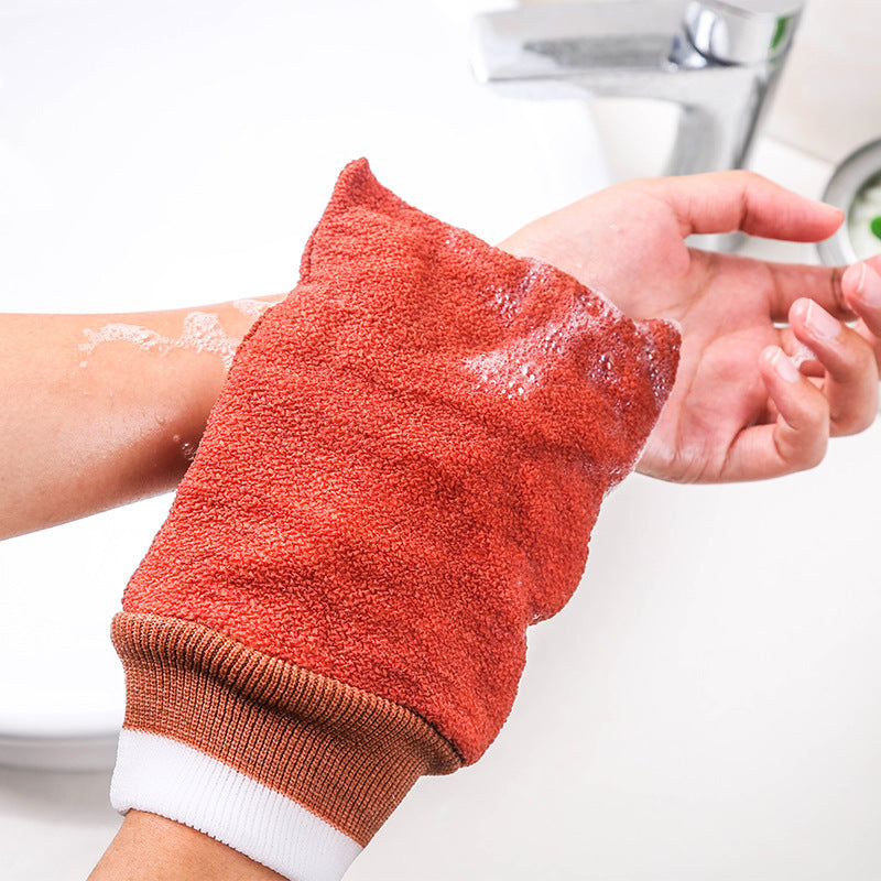 Magic free rub bath towel