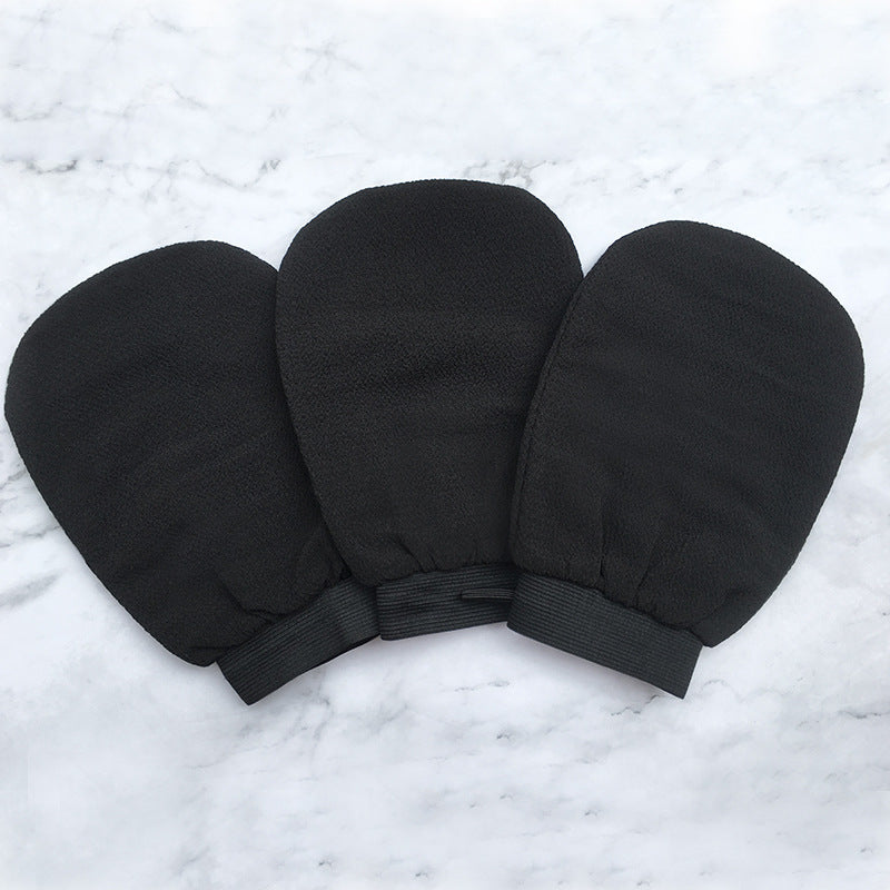 Black Rough Sand Massage Double-sided Back Rubbing Bath Towel To Rub Back