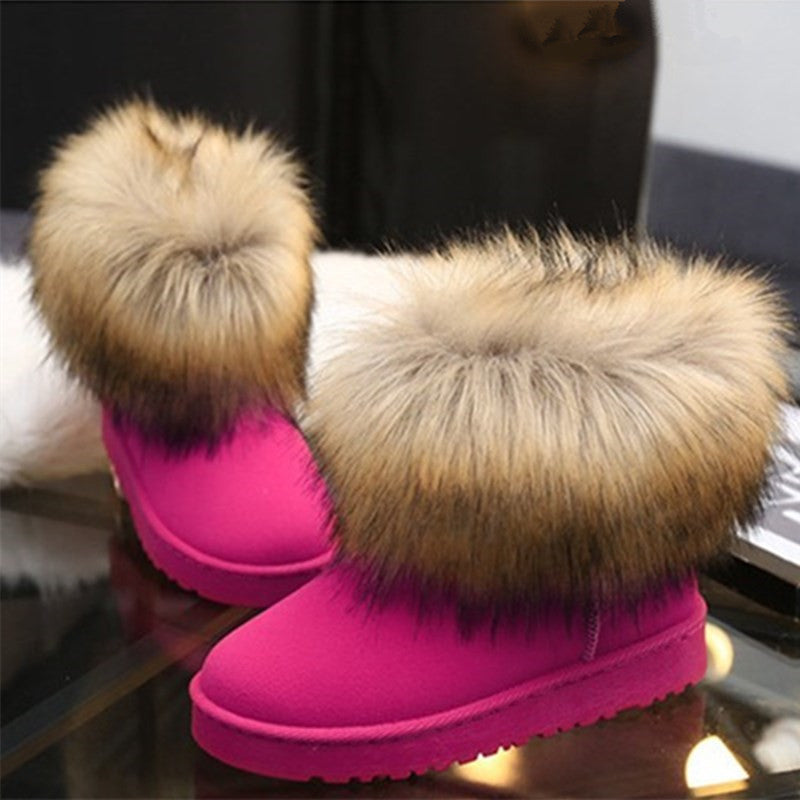 Plus velvet warm women's shoes