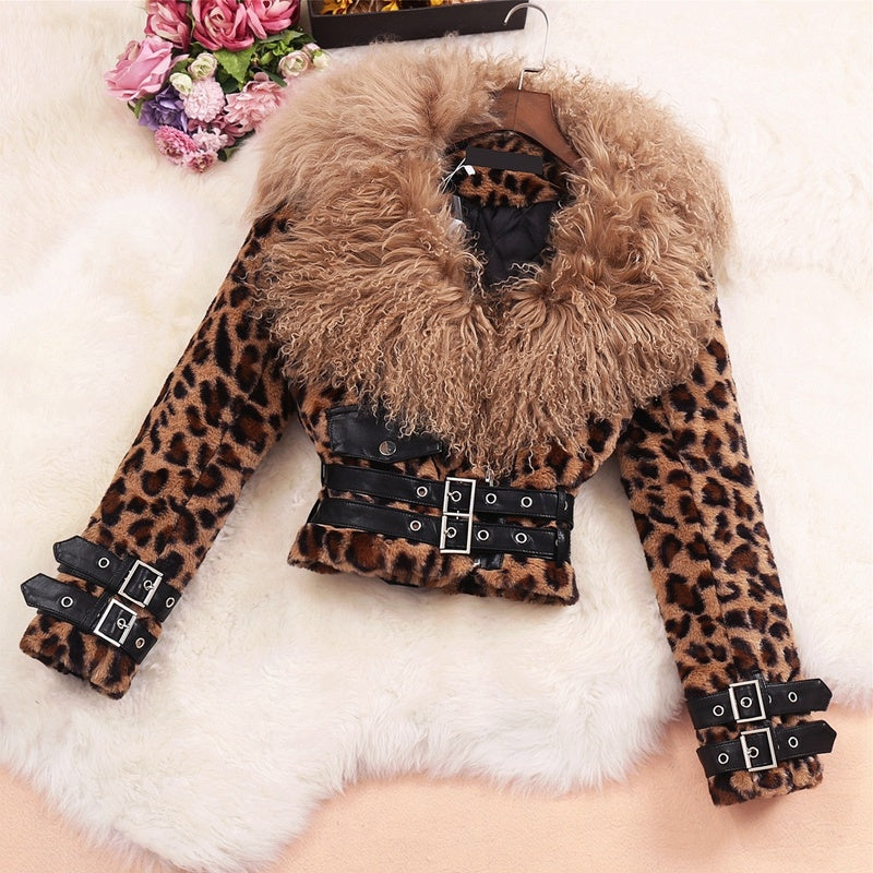 Short Cotton With Jacket And Leather Waist