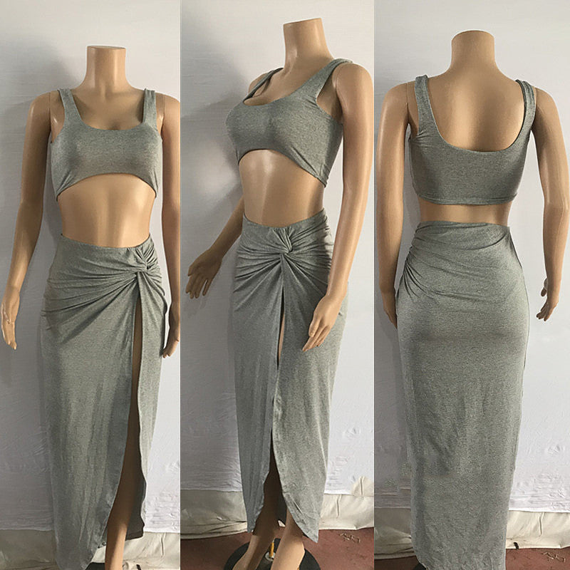 Women's Solid Color Tube Top Dress