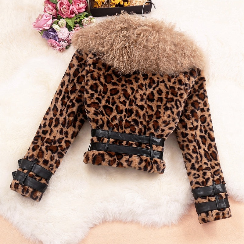 Short Cotton With Jacket And Leather Waist