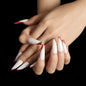 Wearing Nails, Rose Gold And Beveled Edge French Manicure, Long Ballet Nails,  Nails, Finished Products, Boxed