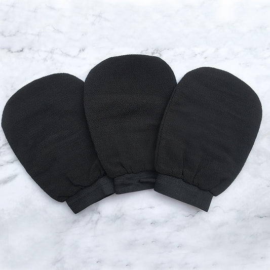 Black Rough Sand Massage Double-sided Back Rubbing Bath Towel To Rub Back