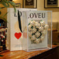 Rose Bouquet Building Blocks Gift Box DIY Handmade