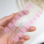 French Glitter Uv Gel Nail Stickers Waterproof And Durable