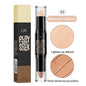 Long Lasting Fadeless Makeup Double-headed Highlight Concealer Contour Stick