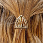 Metal Silver Barrettes Back Head Female Large Hair Jaw Clip Shark Clip Korean Elegant Graceful Clip Hairpin Styling Accessories