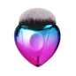 Heart-shaped foundation brush Portable makeup blush brush Professional beauty tools