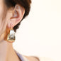 Copper Material Graceful Personality Simple Earrings