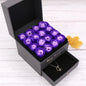 Soap flower Valentine's Day gift double drawer box rose flower creative gift Christmas