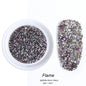 Nail jewelry colored diamonds