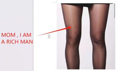 Silk Panties Flocking Pantyhose With Letters