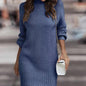 Turtleneck Sweater Women's Long Sleeve Knitwear Dress Women's Clothing