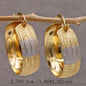 Copper Material Graceful Personality Simple Earrings
