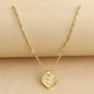 26 English Initial Letter Pendant Necklaces For Women