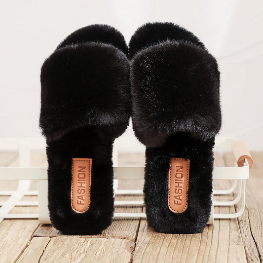 Cotton Slippers Female Cute Net Red Ins
