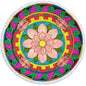 Microfiber 3D Printed Round Beach Towel