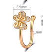 Non-perforated U Nose Clip