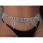 Cross-border Rhinestone Tassel Waist Chain Ins Wind Explosion Sexy Waist Chain